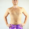 Purple Sparkle Pole Short Mens Polewear