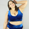 Velveteratti Sapphire Sweet Scoop Plus Size Sports Bra