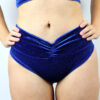 Velveteratti Low Waist Short &#8211; Glitter Sapphire