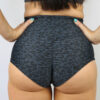 Carbon ANIMAL SUPER High Waisted BRAZIL Scrunch Bum Shorts