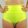 Tokyo Sparkle SUPER High Waisted BRAZIL Scrunch Bum Shorts &#8211; Neon City