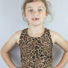 Animal Long Line Crop Top Youth Girls