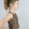 Animal Long Line Crop Top Youth Girls