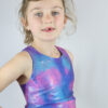 Candy Sparkle Long Line Crop Top Youth Girls
