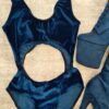 Goddess Edition Velvet Bodysuit &#8211; Blue