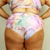Celestial High Waisted BRAZIL Scrunchie Bum Shorts &#8211; Plus Size ZEN