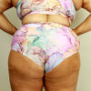 Celestial High Waisted BRAZIL Scrunchie Bum Shorts ZEN | Plus Size Pole Wear