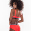 Backbone red high waisted bottom