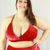 Velveteratti Red Plus Size Bikini Bra