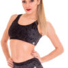 Velvet Sports Top Black