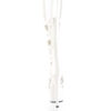 ADORE-700-48 White Elastic Band-Faux Leather/White Matte