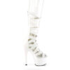 ADORE-700-48 White Elastic Band-Faux Leather/White Matte