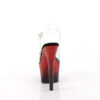 ADORE-708SS Clear/Black-Red Glitter