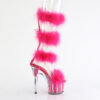 ADORE-728F Clear-H. Pink Fur/M