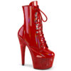 BEJEWELED-1020-7 Red Holo Patent/Red Rhinestone