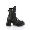 BRATTY-56 Black Vegan Leather