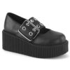 CREEPER-230 Black Vegan Leather