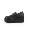 CREEPER-230 Black Vegan Leather