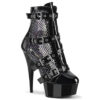 DELIGHT-1013RM Black Patent-RS Mesh/Black