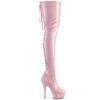 DELIGHT-3063 Baby Pink Stretch Patent/Baby Pink