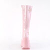 DYNAMITE-218 Baby Pink Patent-Baby Pink Multi Gliter