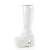 DYNAMITE-218 White Patent-White Multi Glitter