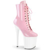 FLAMINGO-1020 Baby Pink Patent/White