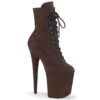 FLAMINGO-1020FS Mocha Faux Suede/Mocha Faux Suede