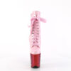 FLAMINGO-1020HG Baby Pink Holo Patent/Rainbow Glitter