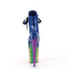 FLAMINGO-1020HG Royal Blue Holo Patent/Rainbow Glitter