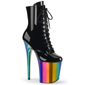 FLAMINGO-1020RC Black Patent/Rainbow Chrome - US10