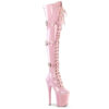 FLAMINGO-3028 Baby Pink Stretch. Patent/Baby Pink