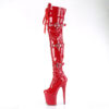 FLAMINGO-3028 Red Stretch. Patent/Red