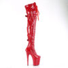 FLAMINGO-3028 Red Stretch. Patent/Red