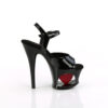 MOON-709H Black Patent/Black-Red