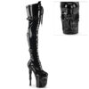 RAPTURE-3028 Black Stretch. Patent/Black