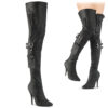 SEDUCE-3019 Black Faux Leather