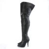 SEDUCE-3019 Black Faux Leather