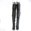 SEDUCE-3082 Black Stretch. Faux Leather