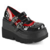 SHAKER-27 Black-Red Patent