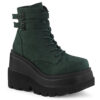 SHAKER-52 Emerald Vegan Suede