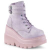 SHAKER-52 Lavender Vegan Suede