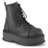 SLACKER-55 Black Vegan Leather