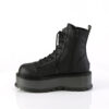 SLACKER-55 Black Vegan Leather