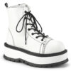 SLACKER-55 White Vegan Leather