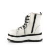 SLACKER-55 White Vegan Leather