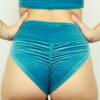 Velveteratti High Waist Short &#8211; Glitter Turquoise