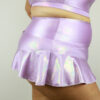 Lilac Sparkle Mid Waisted Skort &#8211; Plus Size