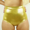Gold Sparkle High Waist Cheeky Shorts