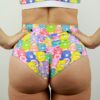 CareBears Mid Waisted BRAZIL Scrunchie Bum Shorts | Pole Wear